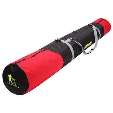 Ski Cross Country Bag vak na lyže čierna-červená balenie 1 ks