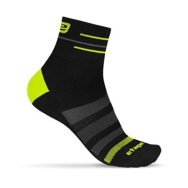 SOX športové ponožky čierna-žltá fluo veľkosť (obuv) M/L
