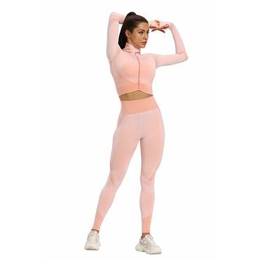Yoga Sense fitness set dámsky ružová veľkosť oblečenia S